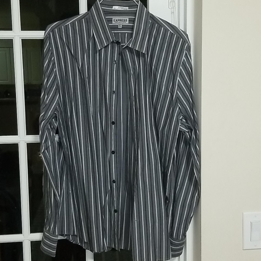 Express Long sleeve button down dress shirt